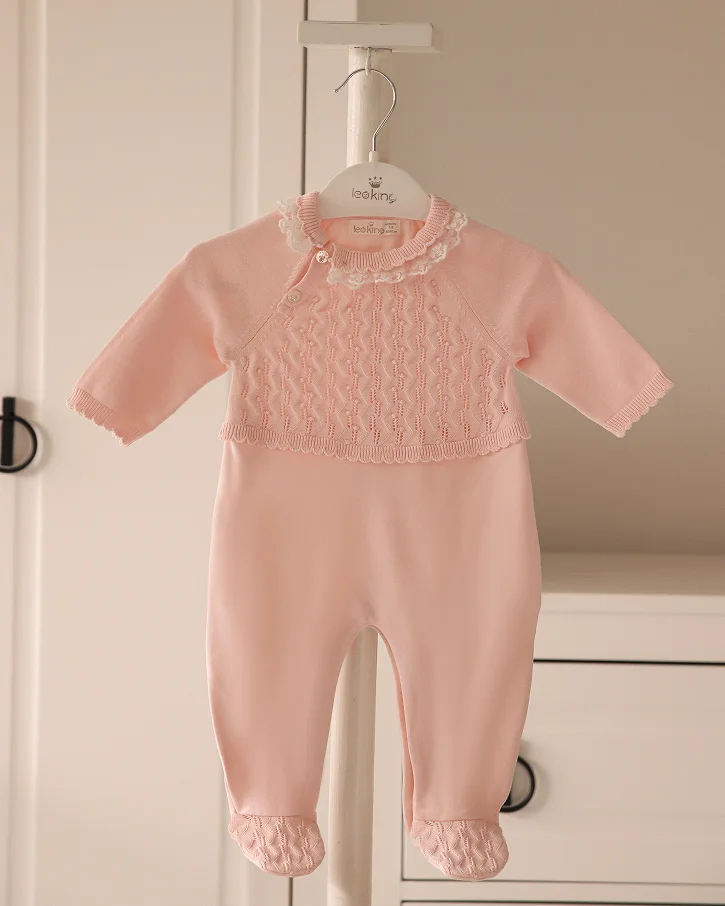 Blush Cable Dream Romper
