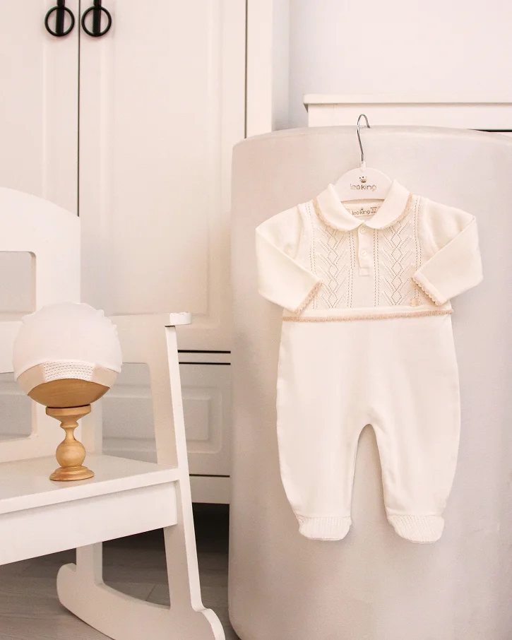 Dreamy Cable Knit Romper Set