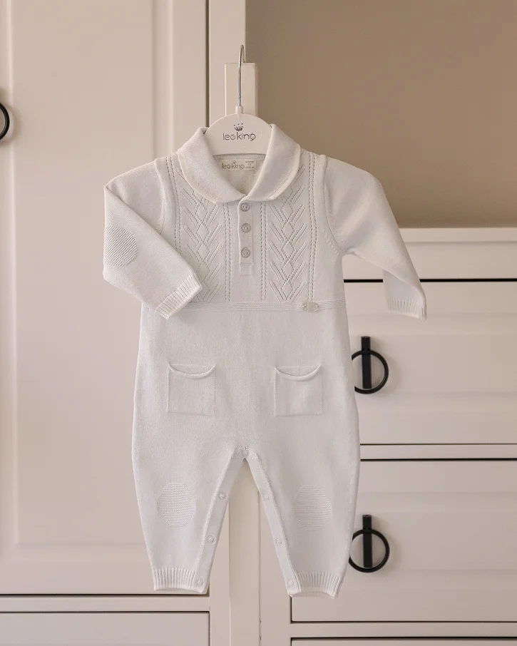 Elegant Stroll Knit Romper