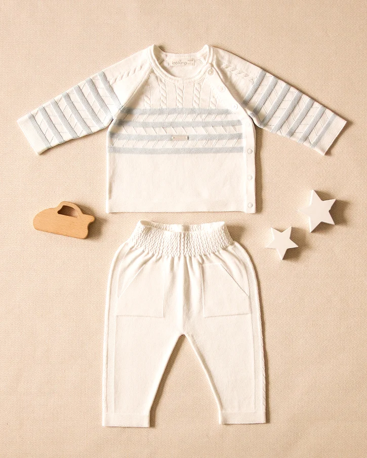 Frost Stripes Two-Piece Set