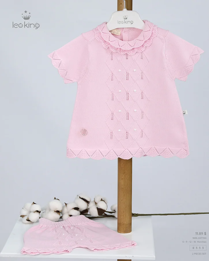 Lace Petal Dress Set