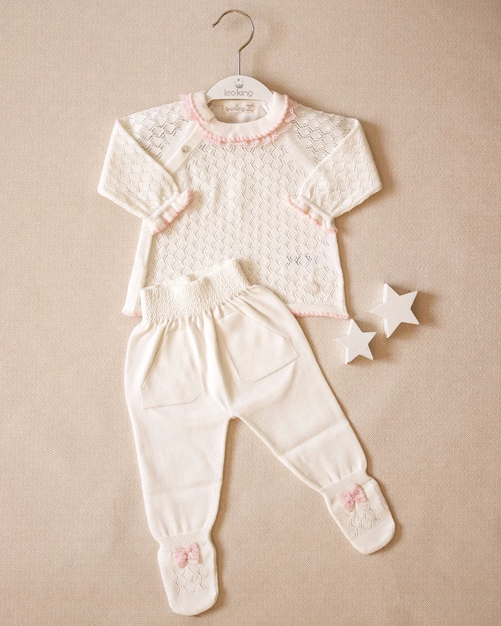 Lacy Bow Dream Knit Set