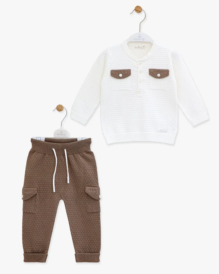 Lavender “My Angel” Knit Short Set