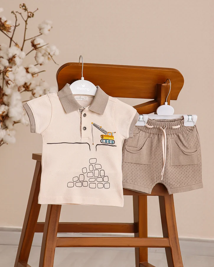 Little Builder Knit Set – Cocoa