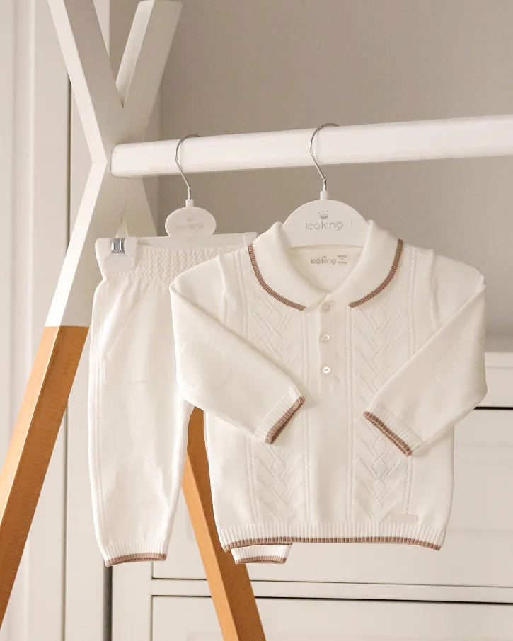 Little Builder Knit Set – Powder Blue