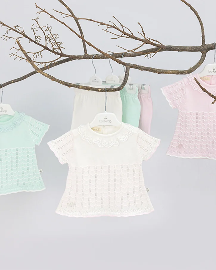 Pastel Lace Dream Knit Set