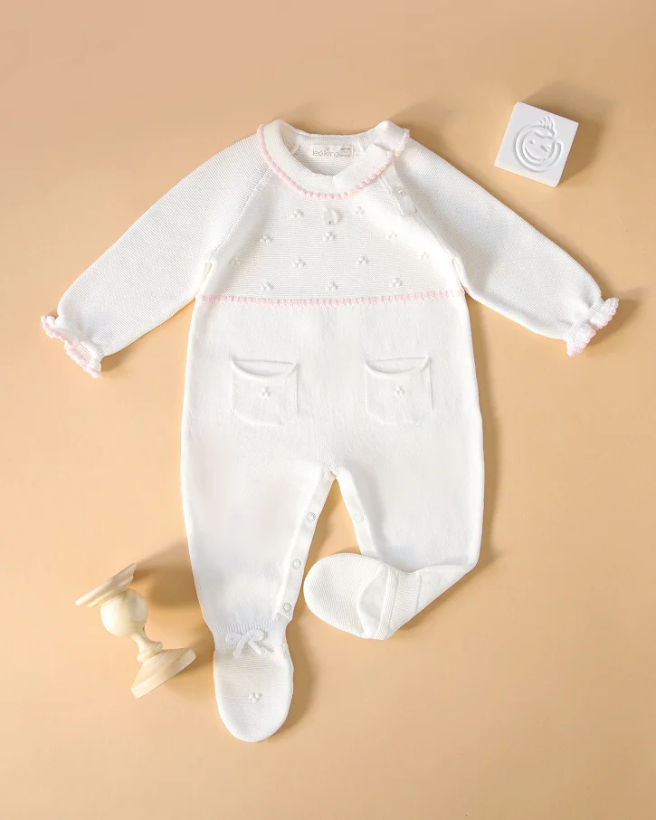 Pink Whisper Pocket Romper