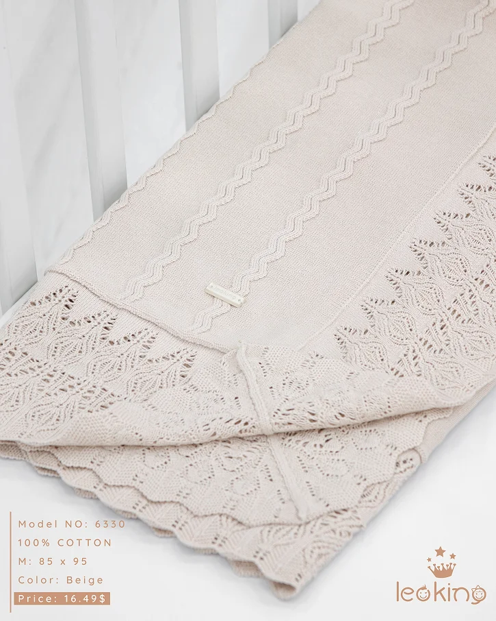 Sand Dune Lace Knit Blanket
