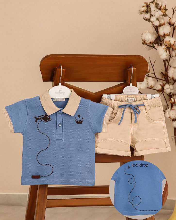 Sky Pilot Polo & Shorts Set