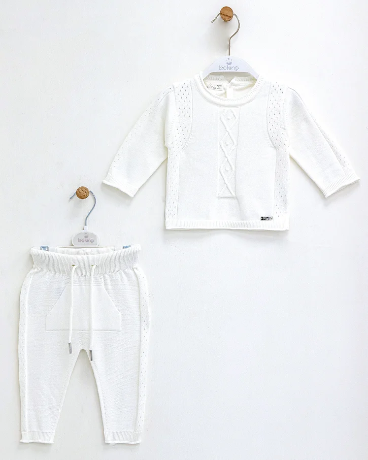 Snowdrop Pointelle Knit Set